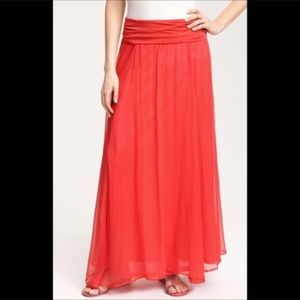 Max&Mia crinkle maxi skirt